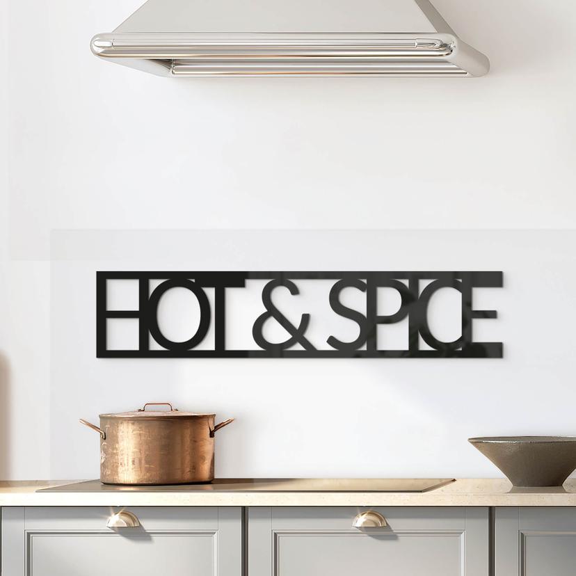 Letras acrílicas Hot & Spice