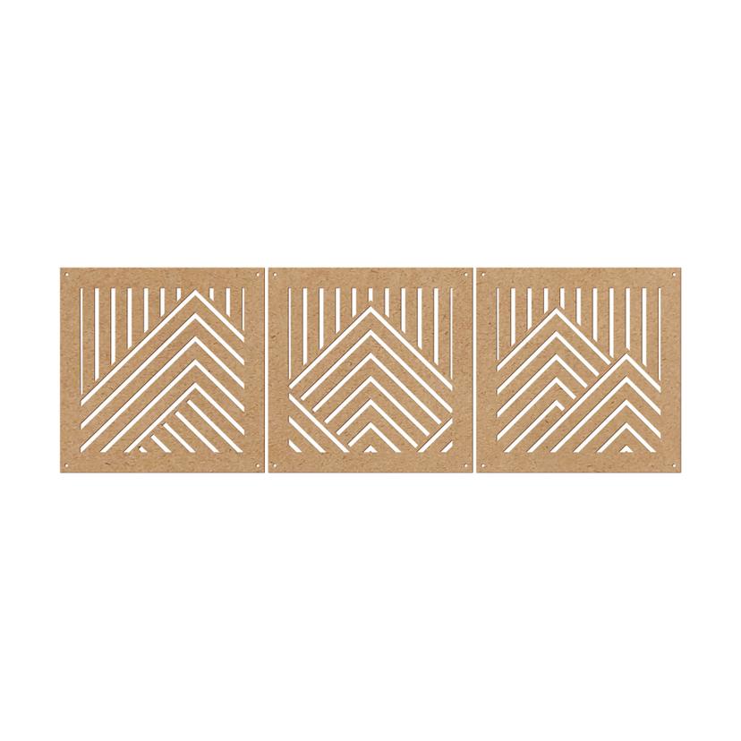 Divisorio, parete divisoria montagne - MDF effetto naturale