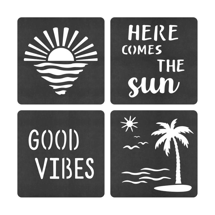 Decoro MDF Sun, Sea, Beach and Palm Trees