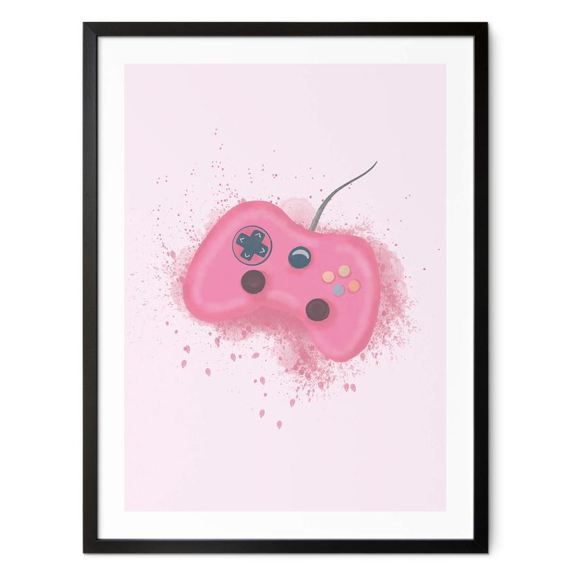 Plakat Eleonora - Pink Gaming Controller
