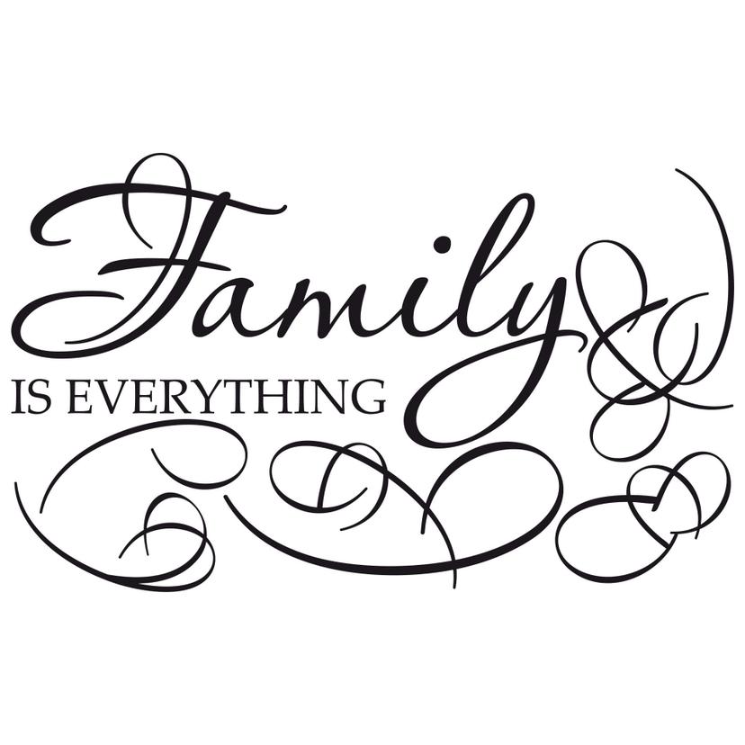 Family is everything con 5 cornici.