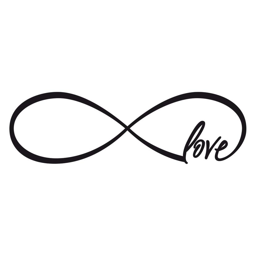 Sticker mural - Amour infini