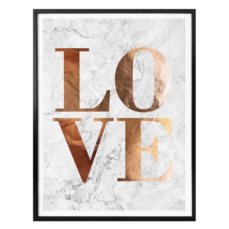 Plakat - Kobber - Love 01