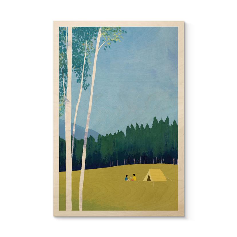 Billede af træ Camping ved skoven - Rivers