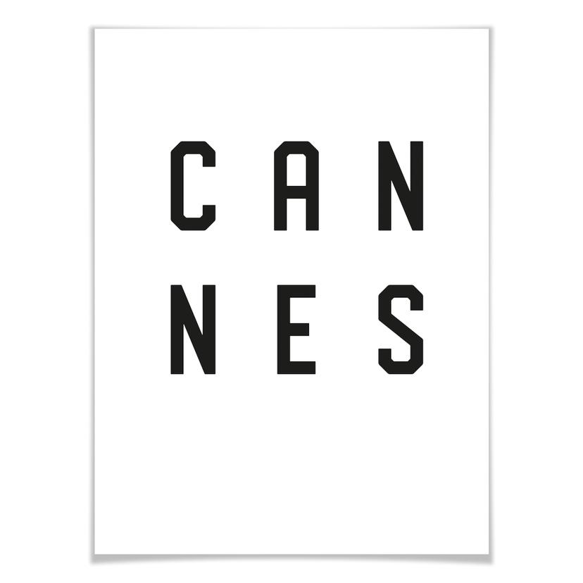 Poster - Typographie Cannes