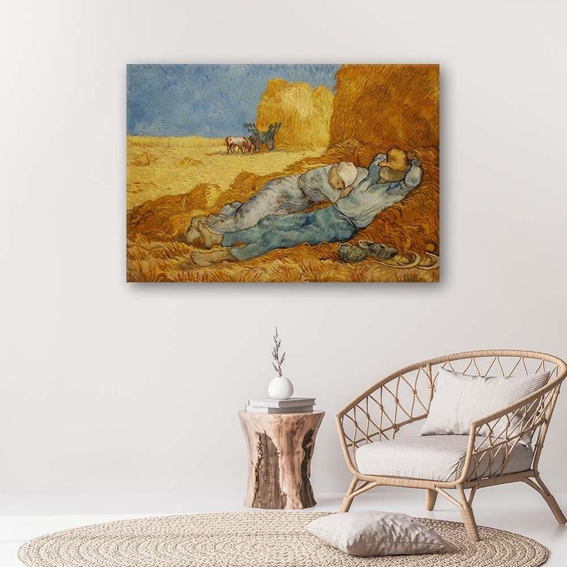 Stampe su tela, Siesta - Vincent van Gogh