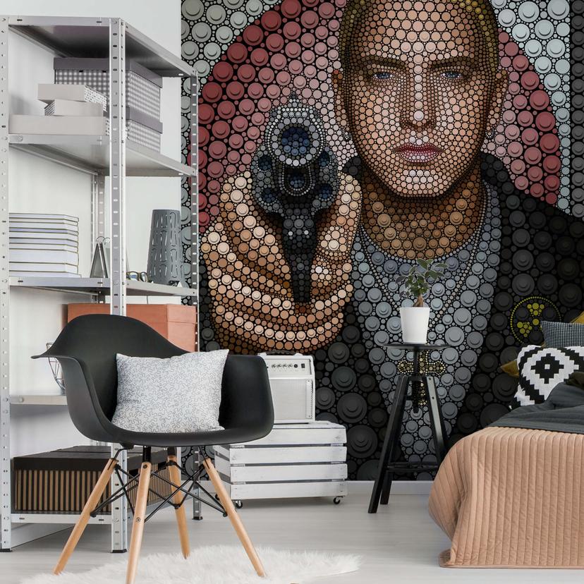 Fototapet - Ben Heine - Circlism - Eminem