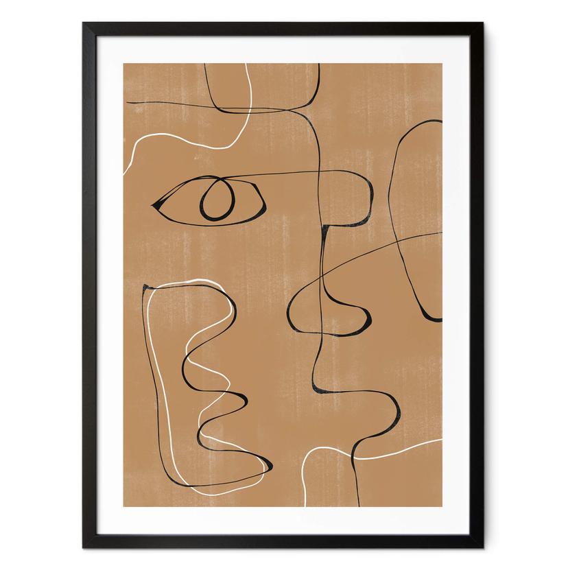 Póster The Miuus Studio - Cara abstracta