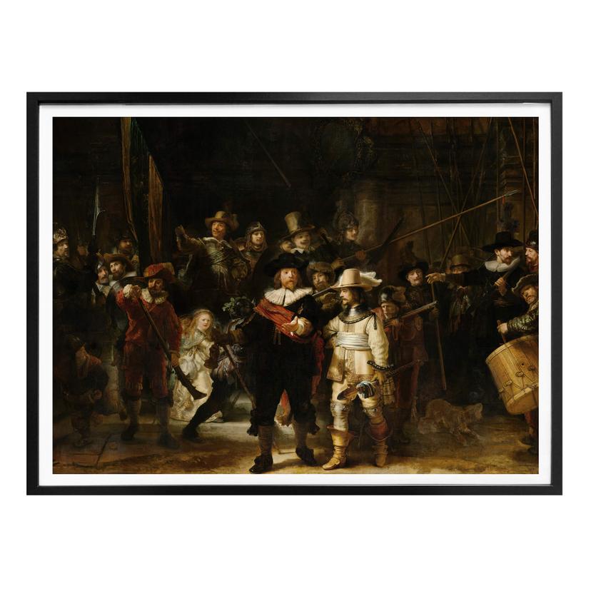 Póster Rembrandt - La ronda de noche