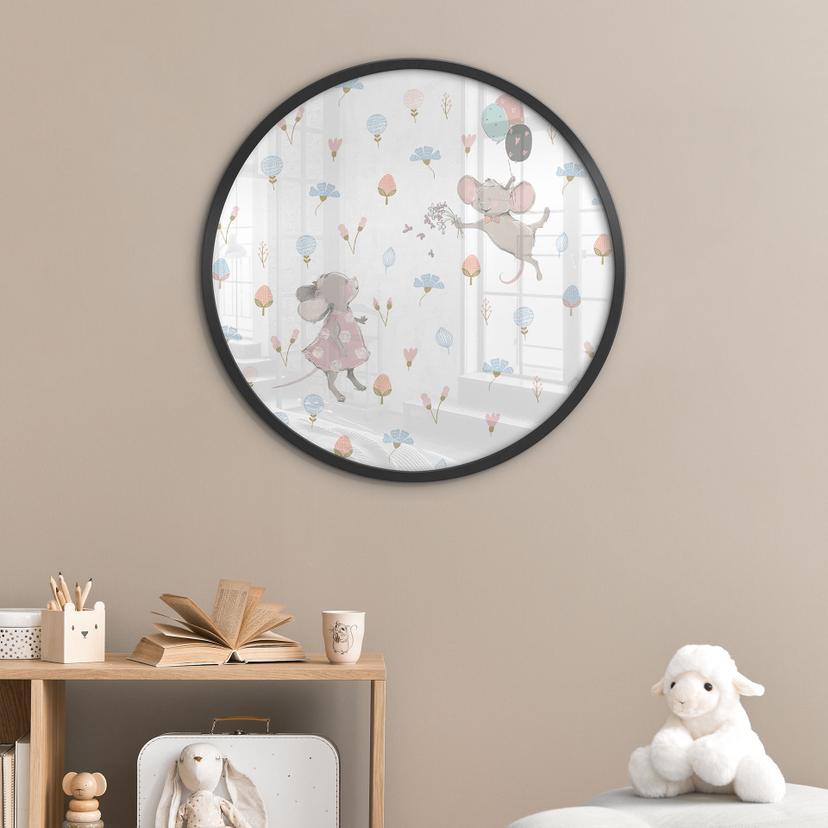 Poster Topolini con palloncini - UN Designs
