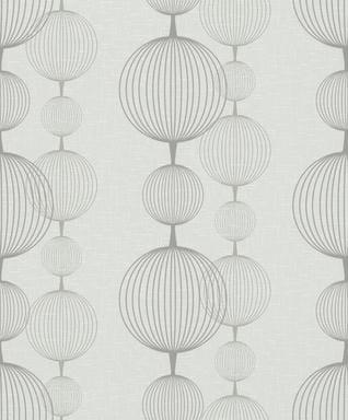 Papel pintado no tejido gráfico moderno en beige