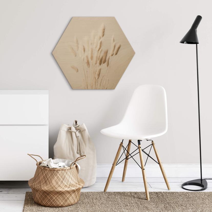 Esagono in legno 1X Studio - Erba