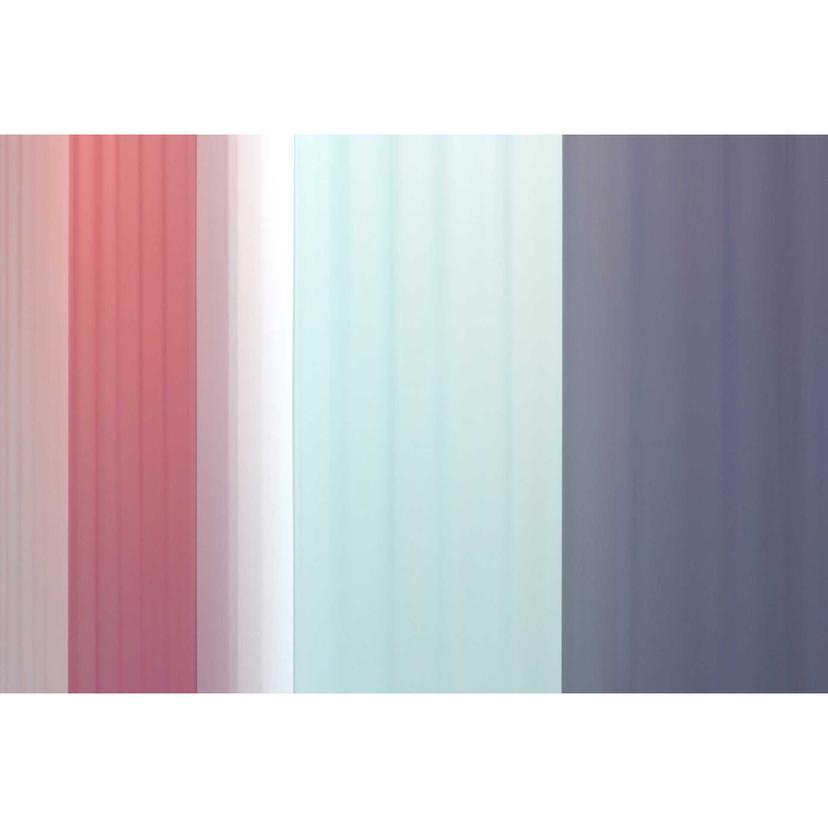Carta da parati sfumata in rosa, azzurro, grigio scuro - Carta da parati in tessuto non tessuto