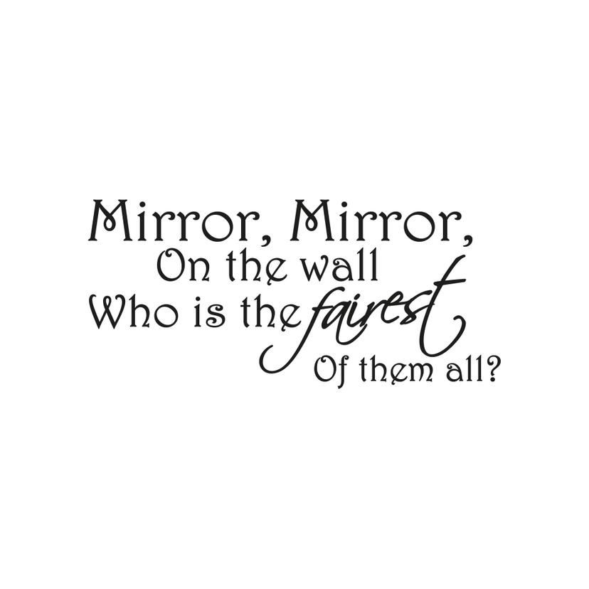 Adesivo murale - Mirror Mirror on the Wall