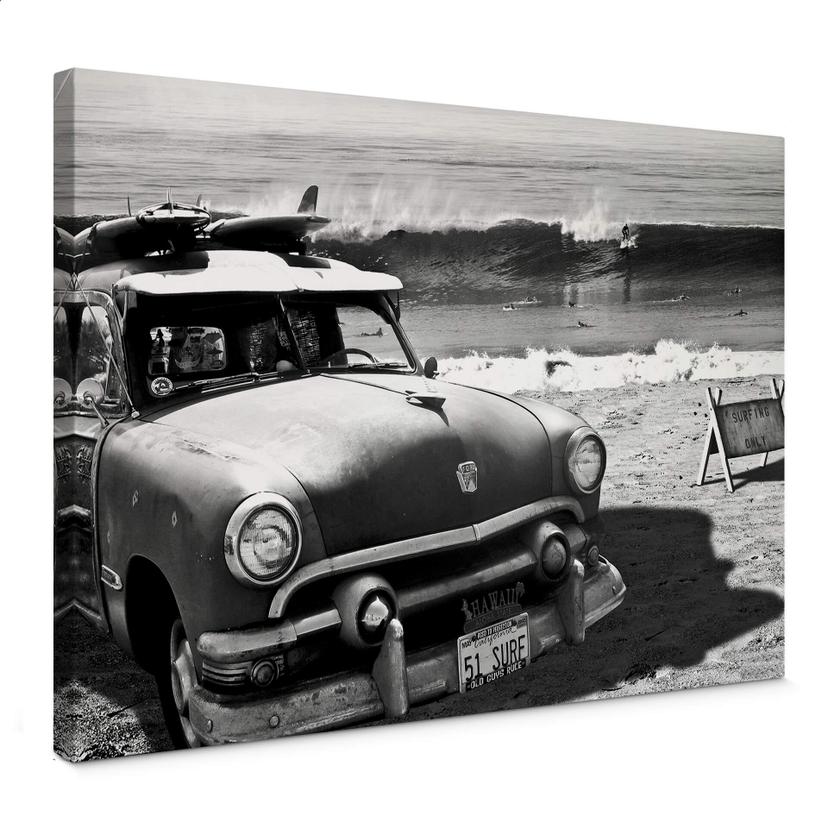 Lienzo Butterworth - Surf en Hawaii
