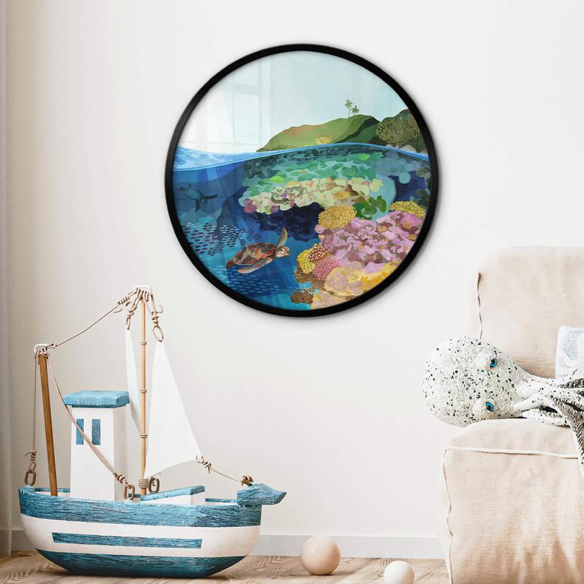 Poster Goed Blauw - Underwater
