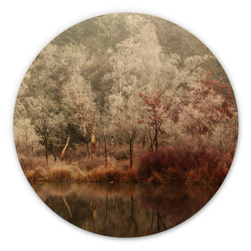 Billede af træ van Dongen - Frossen skov - Rund