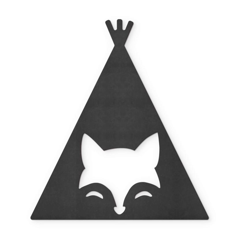 Décoration en bois MDF Tipi - Renard