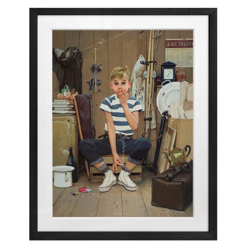 Fine Art Poster mit Passepartout - Kurt Ard - Die erste und hoffentlich die letzte... (1958)