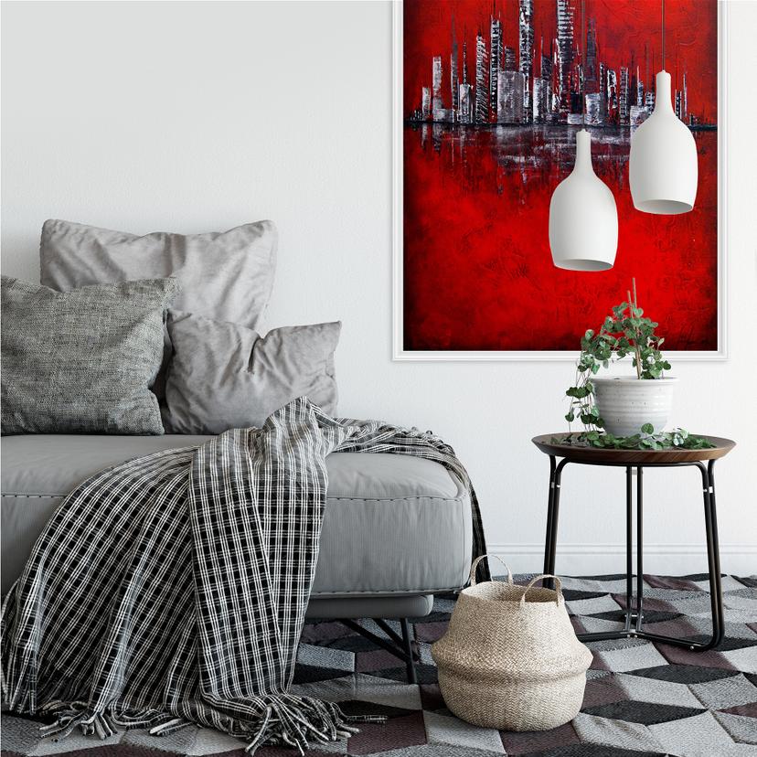 Wallprint W - Fedrau - Rot