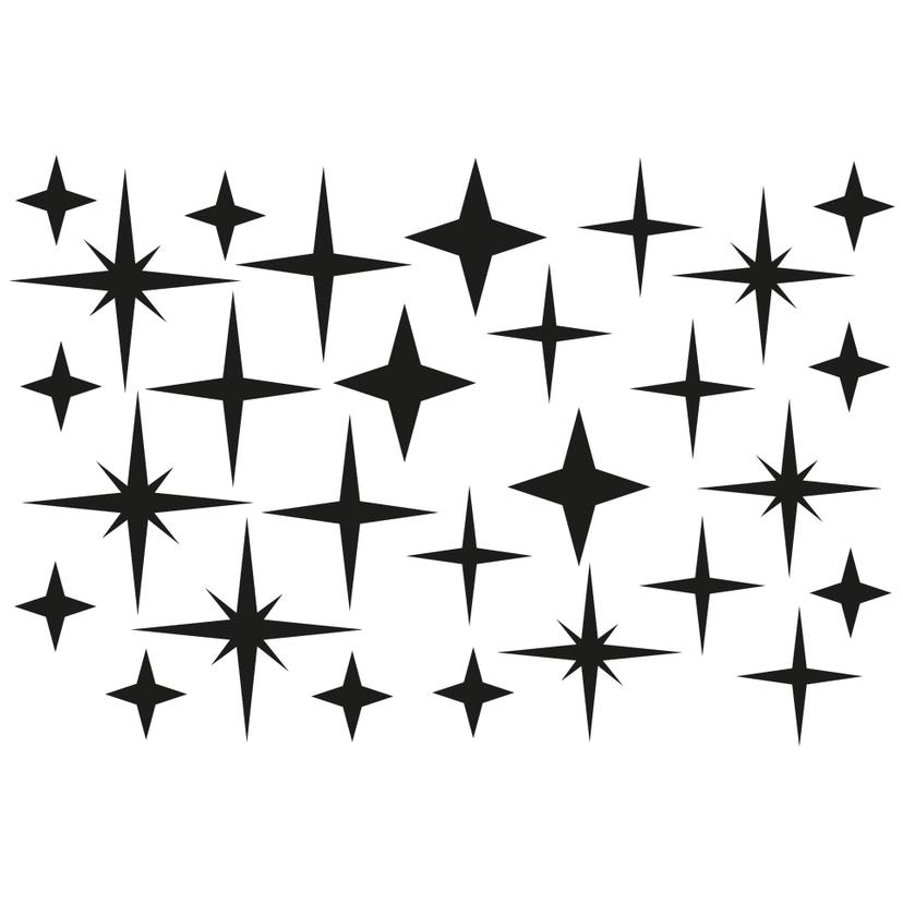 Sticker mural - Nuit étoilée