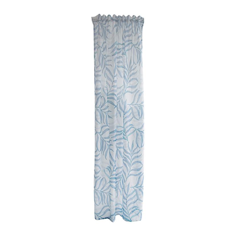 Homing Vorhang mit verdeckten Schlaufen Soma blau -  2.45 x 1.4 m