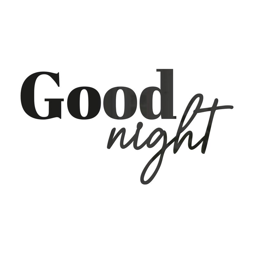 3D-bokstäver God natt - akryldekoration