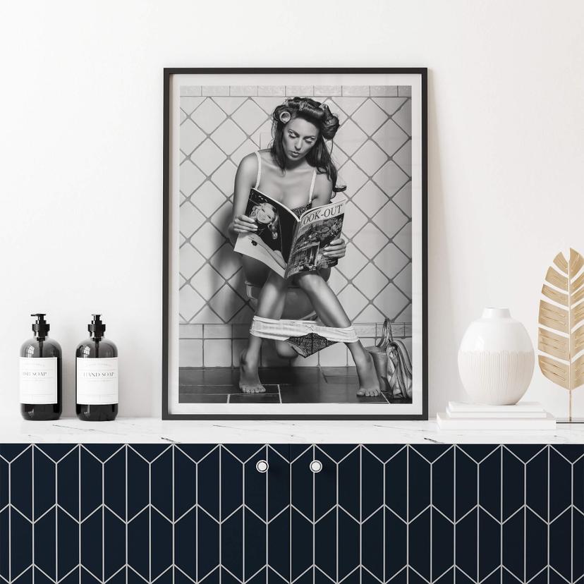 Poster gNo - Multitasking svart och vitt