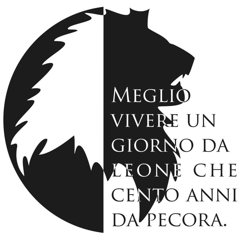 Sticker mural - Meglio...