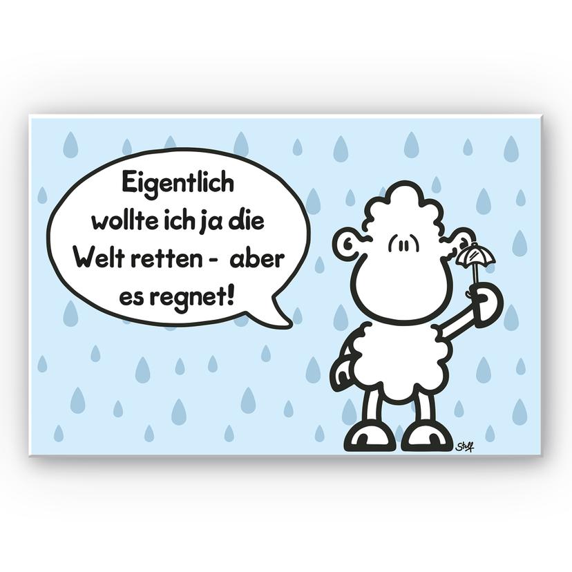 Wandbild sheepworld Worthelden Welt retten