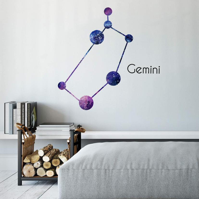 Adesivo murale zodiaco Gemini - Gemelli
