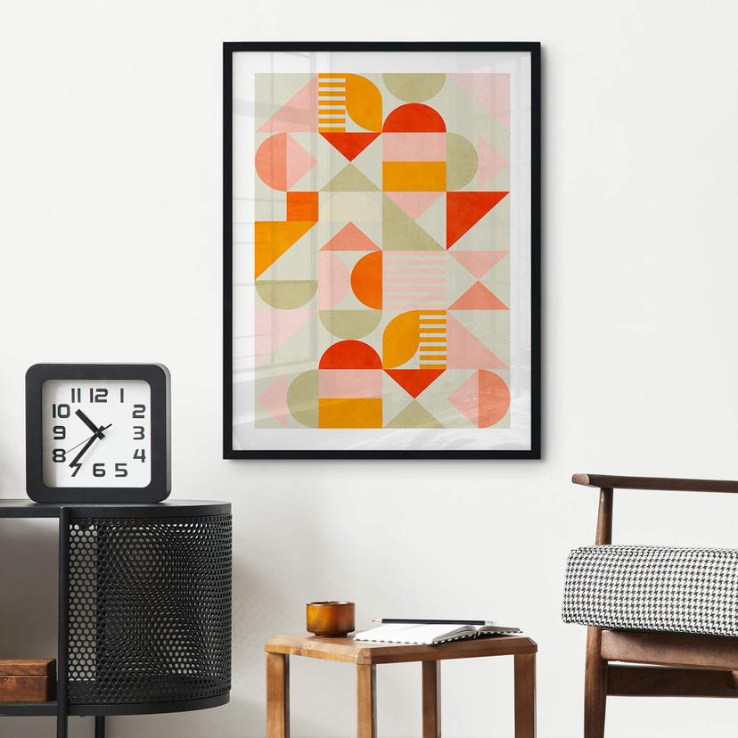 Poster Bré - Bauhaus Fun Pastel