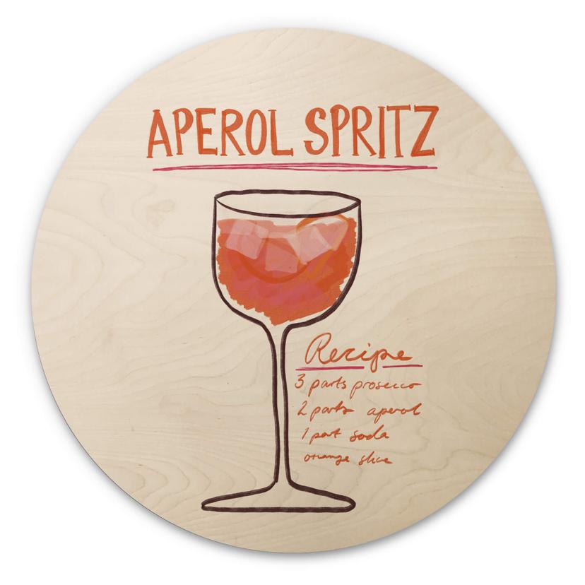 Billede af træ Fritsch - Aperol Spritz - Rund