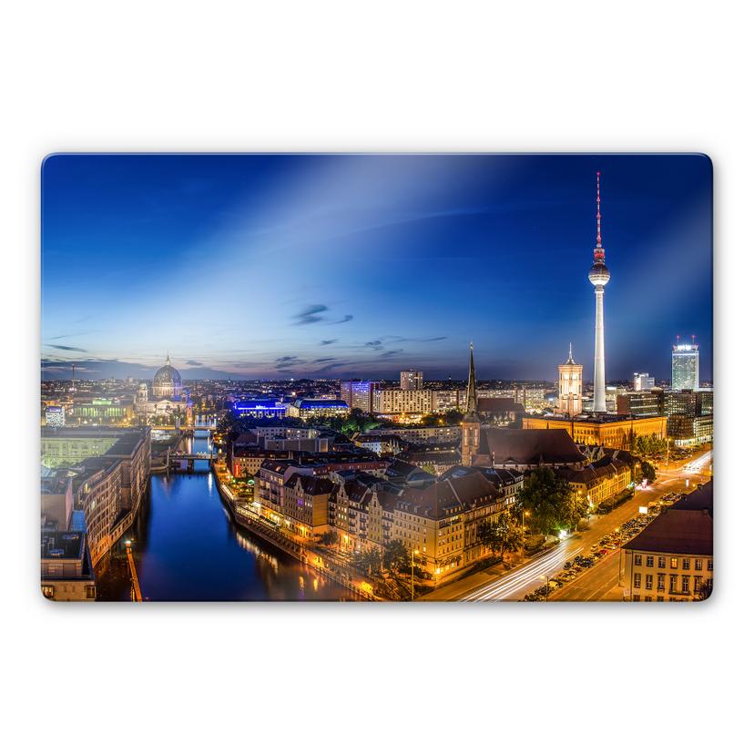 Glasbillede - Berlin Panorama