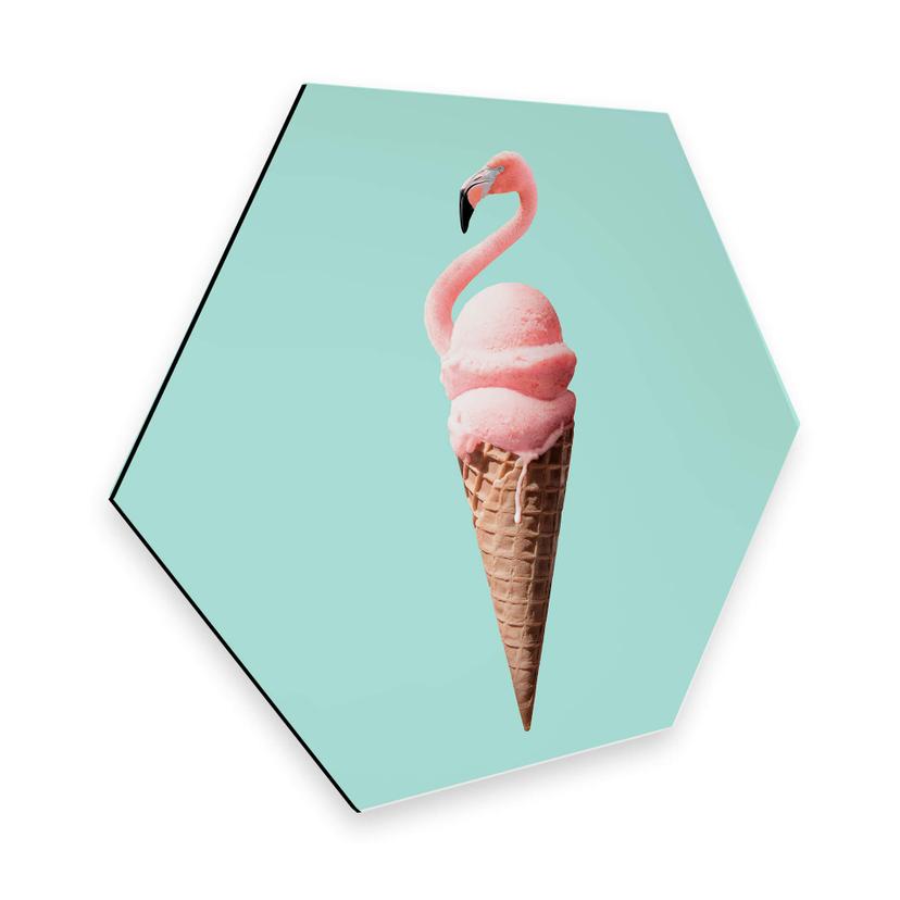 Hexagon - Alu-Dibond - Loose - Flamingois