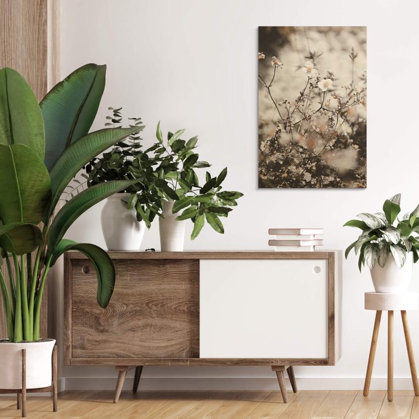 Stampa su legno Annie - Fiori selvatici