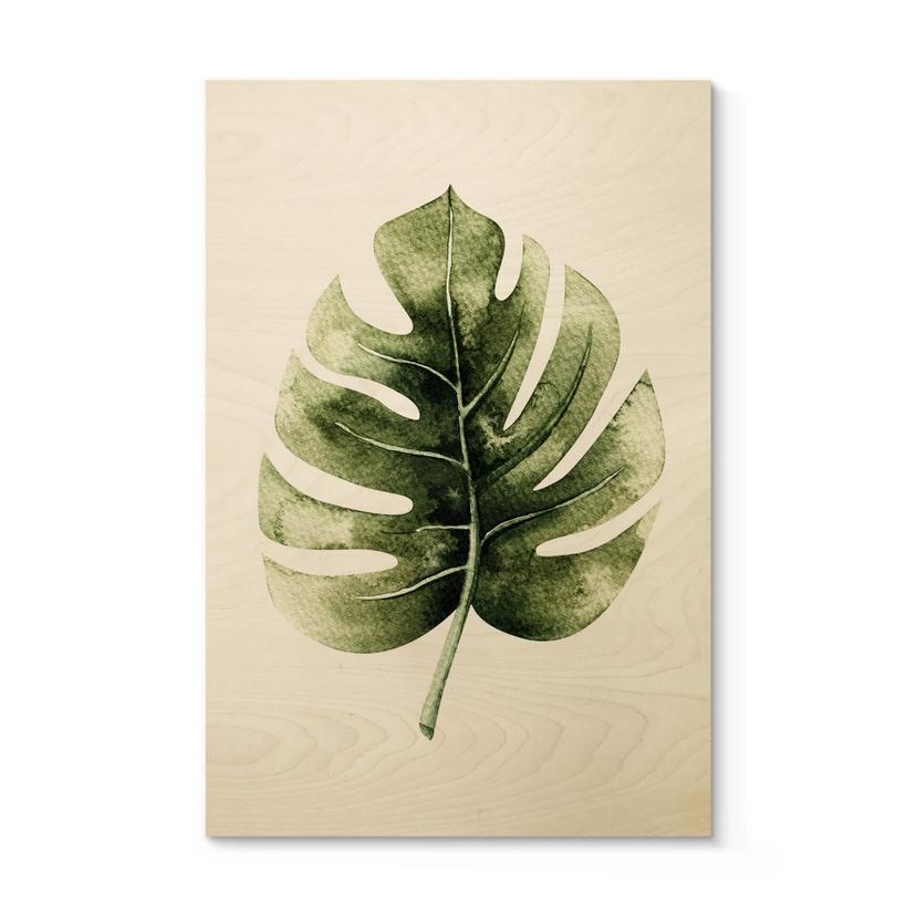 Billede af træ Kvilis - Monstera Leaf