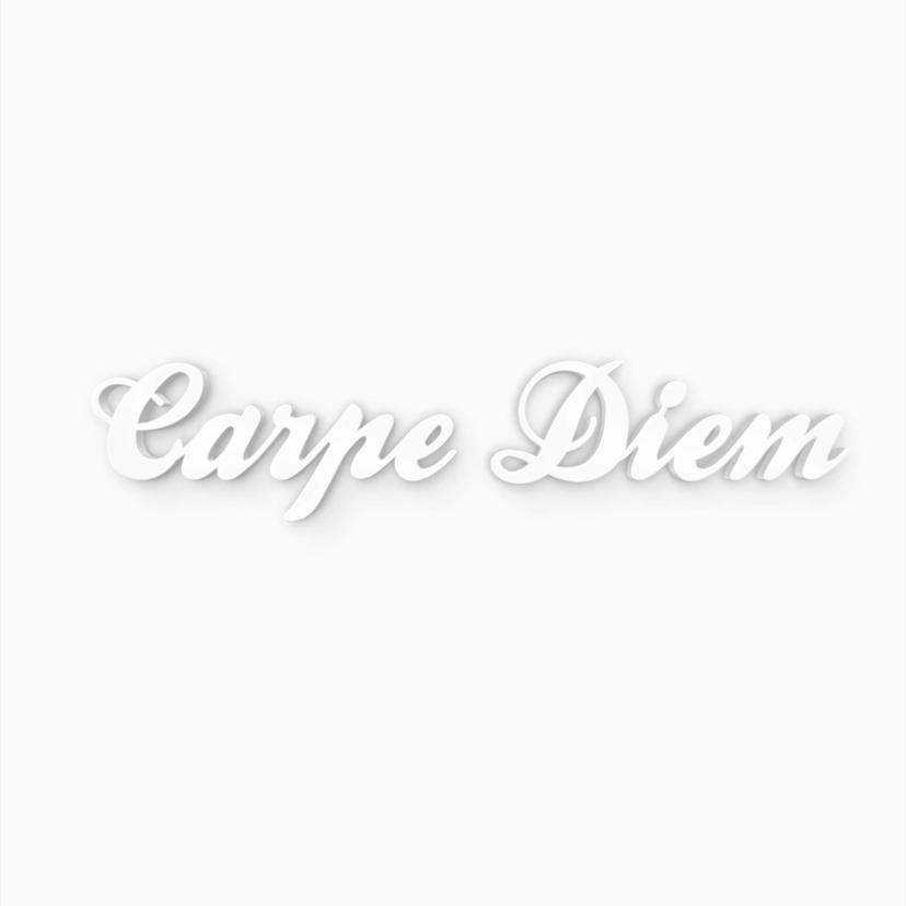 Lettre décorative - 3D Carpe Diem
