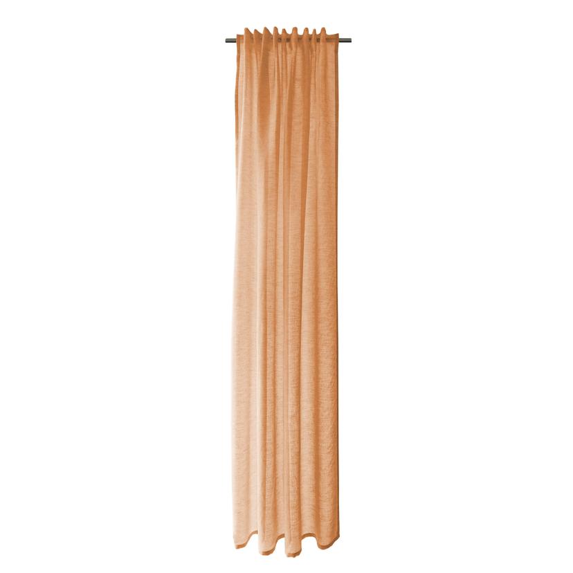 Homing Fertigschal mit verdeckten Schlaufen Oskar ziegel -  2,45 x 1,4 m