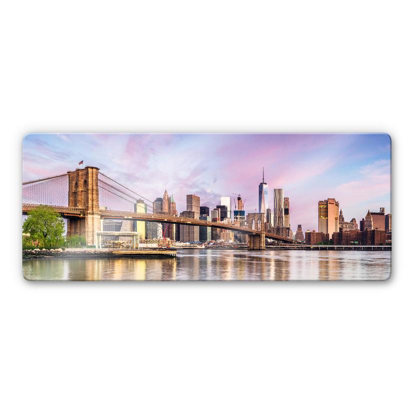 Glasschilderij Colombo - Manhattan Skyline