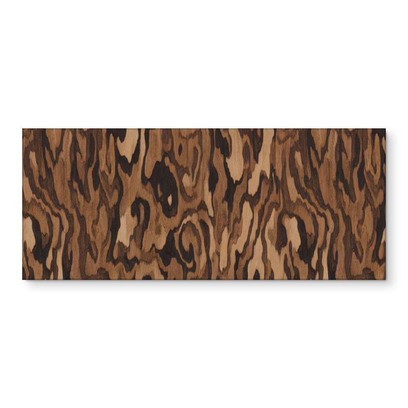 Küchenrückwand Ettore Walnut - Abstrakte Holzmaserung - Sir Edward x Grigory Gladarev