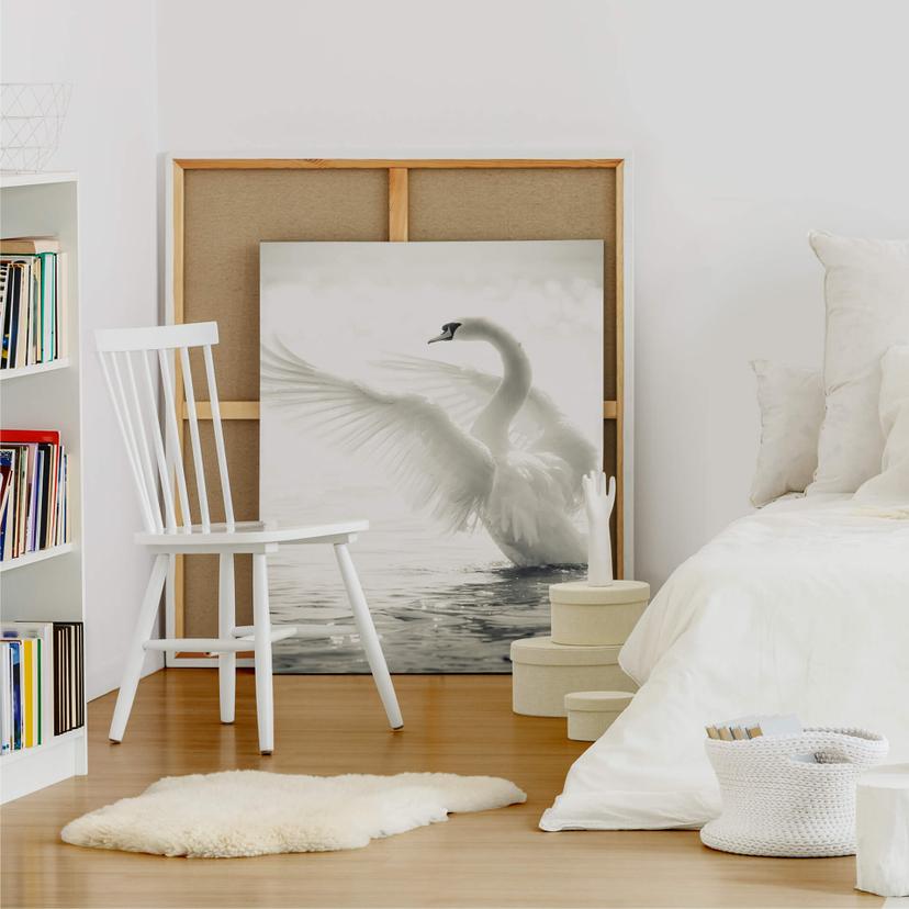 Canvas Zwaan