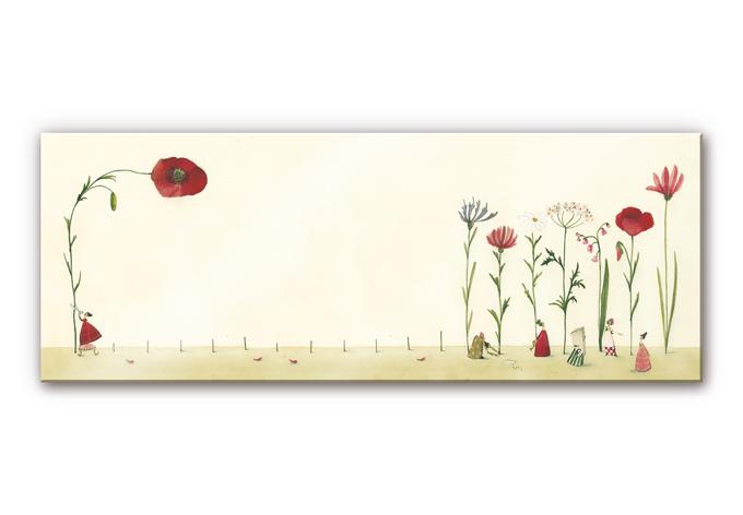 Akrylbillede Leffler - Blomsterfrø - Panorama