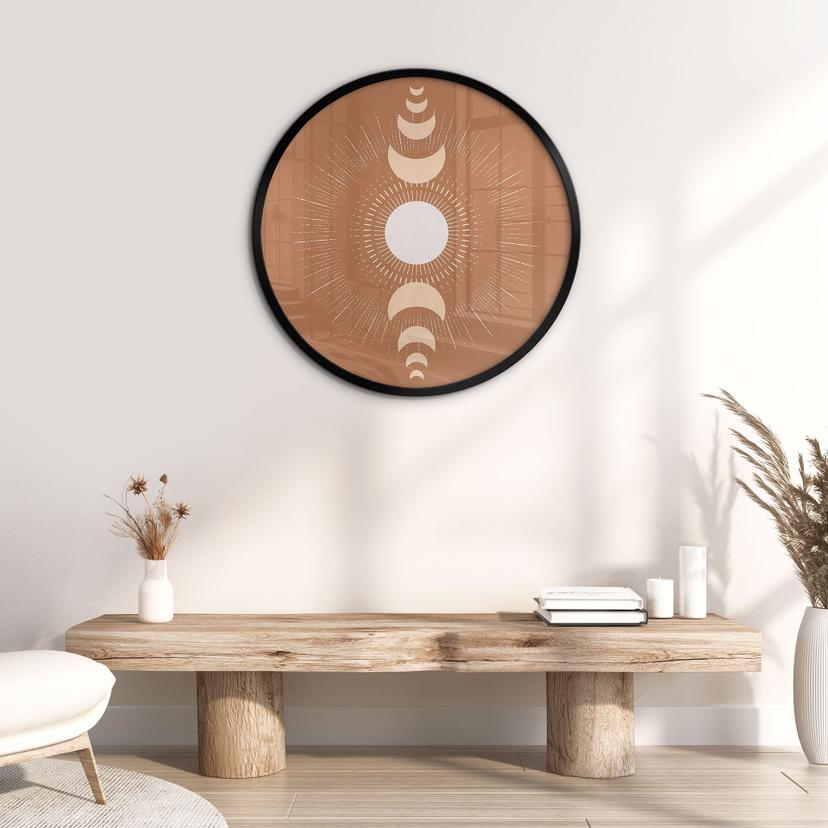 Poster Cicli lunari - Sole e luna in armonia - KsanaKalpa - Rotonda