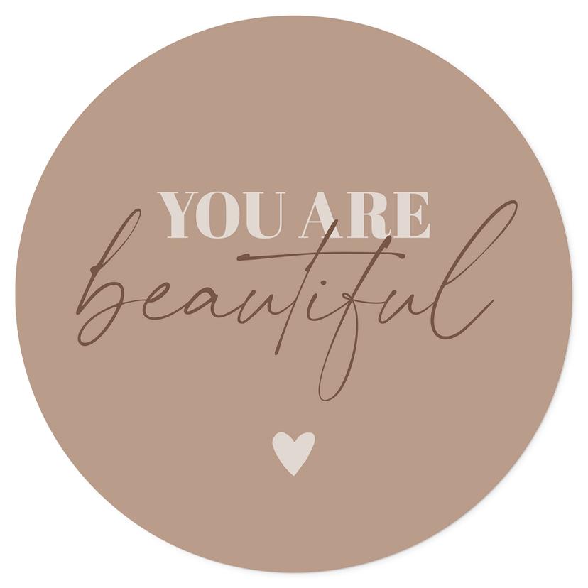 Adesivo murale You are beautiful