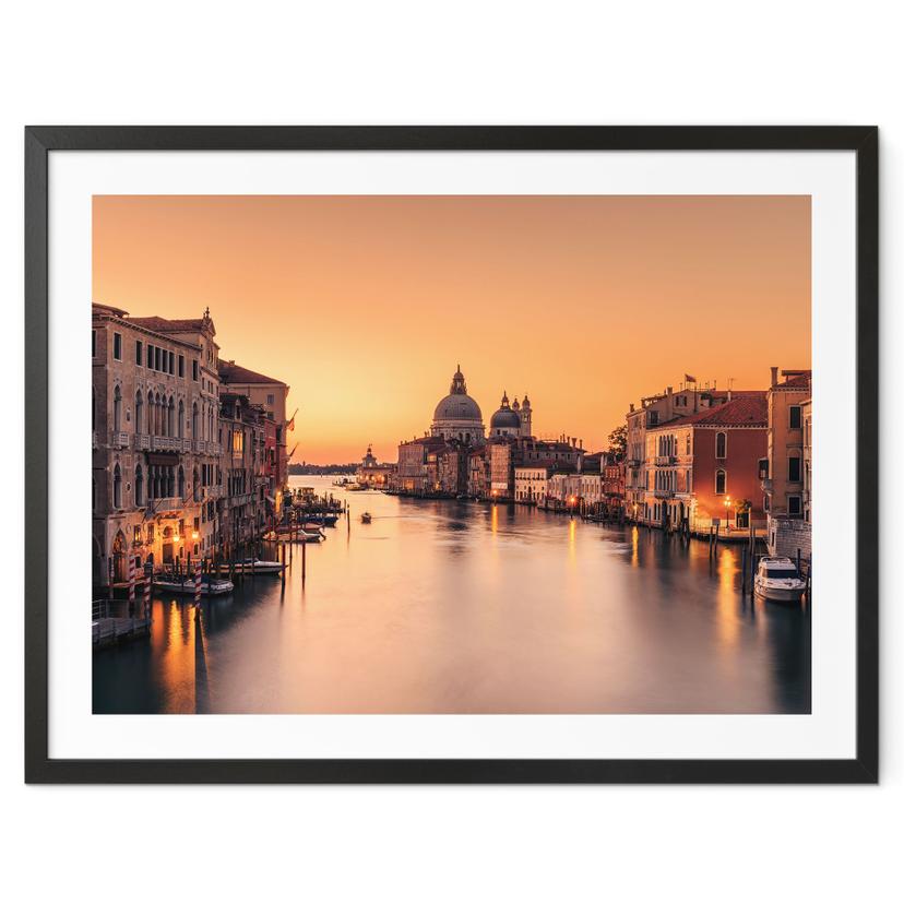 Plakat Solnedgang i Venedig - Zhang