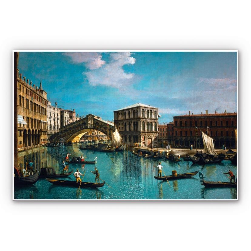 Tableau Forex - Canaletto - Le pont du Rialto à Venise