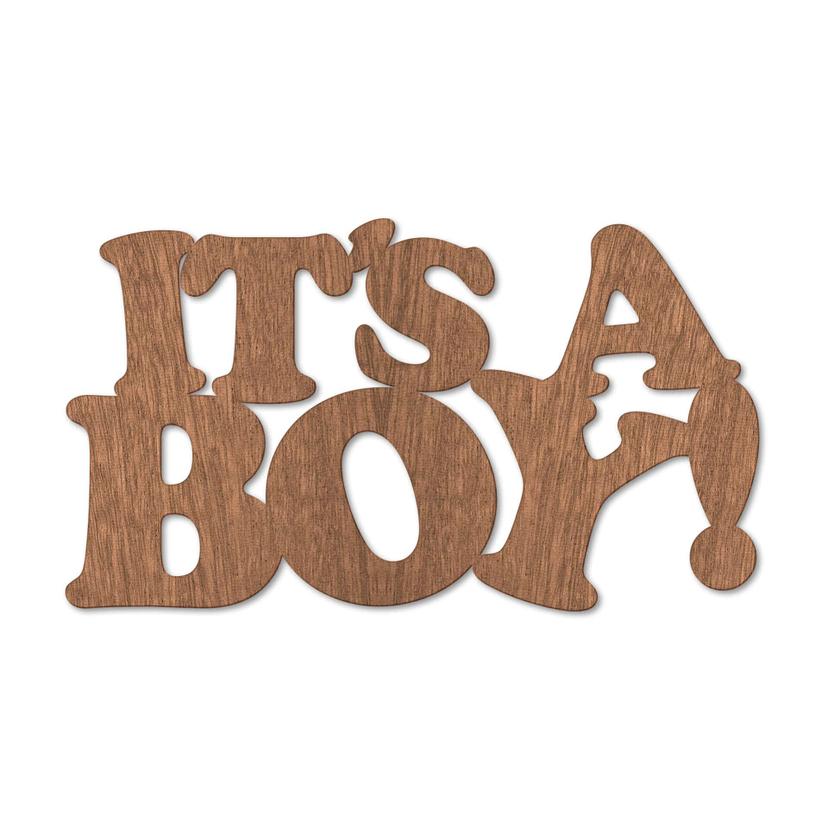 Decoro in legno - It's a Boy