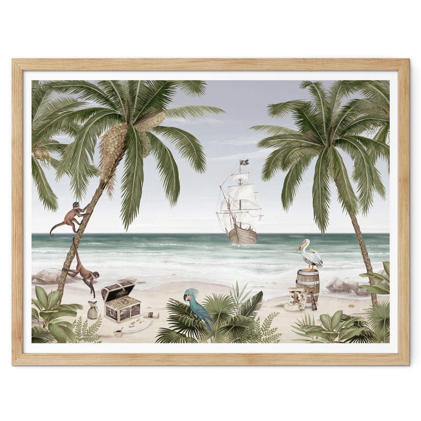 Póster infantil Kikki Belle - Pirate Bay