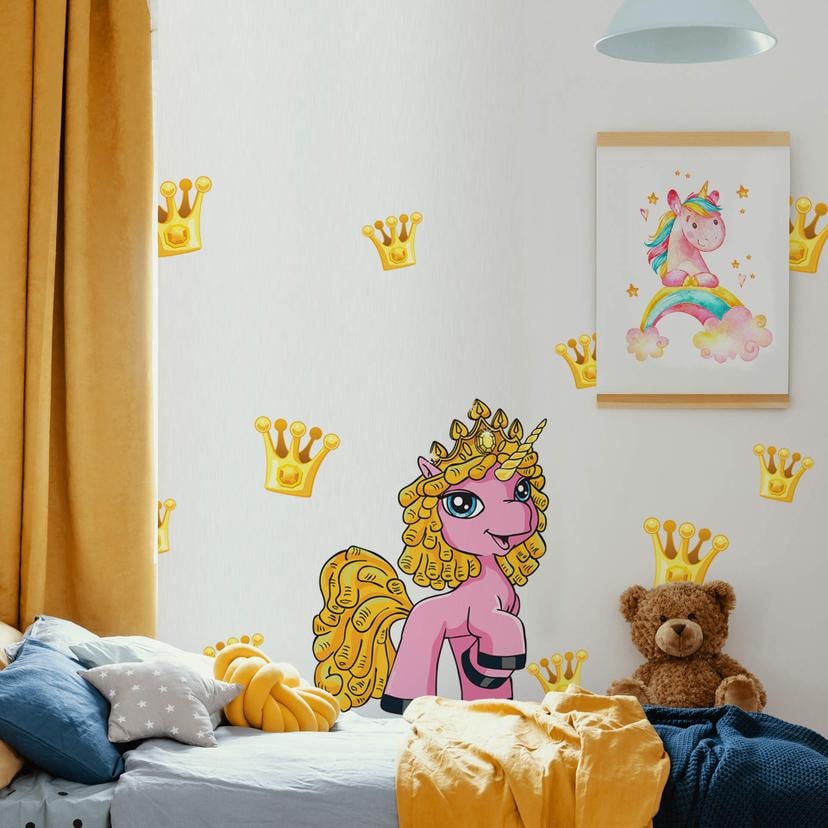 Muursticker Filly Unicorn - Party Samba